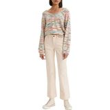 Levi's - Middy Bootcut Jeans - Crème - 5-pocket constructie - 100% Katoen
