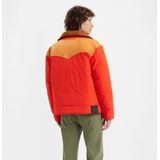 LEVI'S - Donsjas - Rood - Polyester/Katoen - Korte Lengte