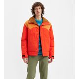 LEVI'S - Donsjas - Rood - Polyester/Katoen - Korte Lengte