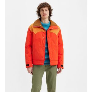 LEVI'S - Donsjas - Rood - Polyester/Katoen - Korte Lengte