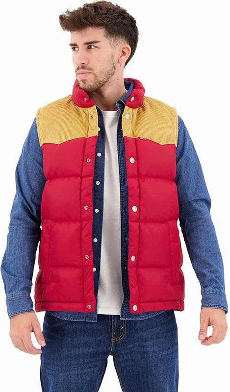 LEVI'S - Bodywarmer - Rood - Polyester