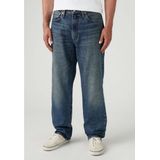 568 Stay Loose - Baggy Broek - Blauw - Katoen - Denim