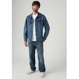 568 Stay Loose - Baggy Broek - Blauw - Katoen - Denim