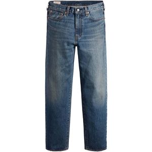 568 Stay Loose - Baggy Broek - Blauw - Katoen - Denim