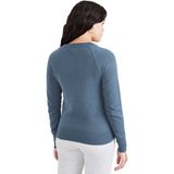 Dockers - High-Waisted Flared Chino - Blauw - 68% Katoen, 29% Hennep, 3% Elastaan