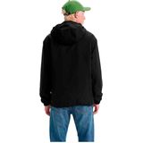 LEVI'S - Jas - Zwart - Polyester - Met Kap, Kort