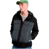 LEVI'S - Jas - Zwart - Polyester - Met Kap, Kort