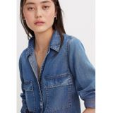 Blouse - Effen - Lyocell - Lange Mouw - Wijde Pasvorm