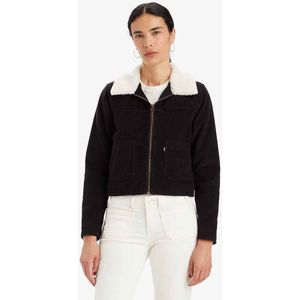 LEVI'S - Jasje Retro Sherpa Trucker - Zwart - Katoen