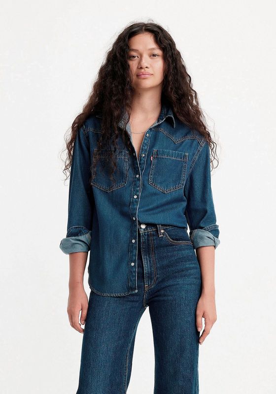 Levi's® Jeansbluse »TEODORA WESTERN SHIRT«, mit Druckknöpfen