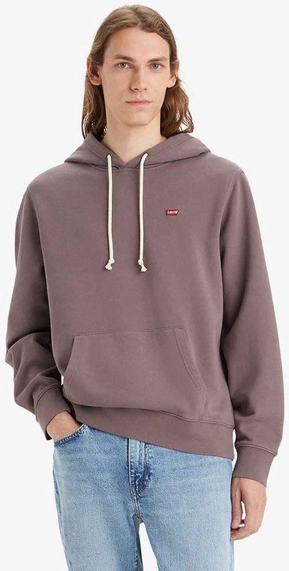 LEVI'S - Hoodie Housemark - Kastanje - 100% Katoen