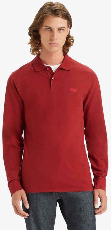 Levi's - Slim Housemark - Lange Mouw Poloshirt
