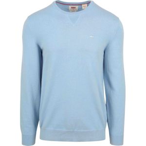 Levi's - Chambray Sweater Lichtblauw - Heren - Maat XL - Regular-fit