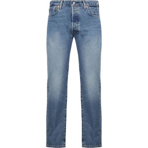 Levi's - 501 Original - Jeans - Blauw - 100% Katoen - Niet-stretch Denim