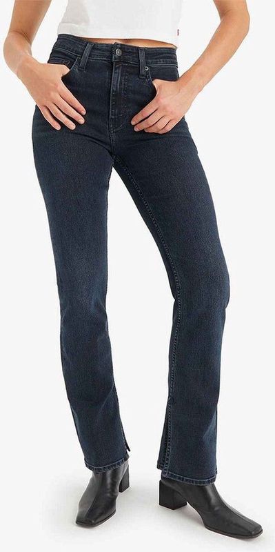 Lot 700 - 725 High-Rise Bootcut Jeans - Blauw - Katoen/Polyester