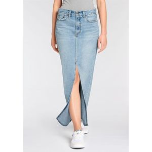Lange rok, hoge taille LEVI'S. Denim materiaal. Maten 25 US - 32/34 EU. Blauw kleur