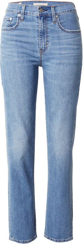 Levi's - 724 High Rise Straight - Damesjeans - Blauw - Lyocell Tencel, Stellar Stretch