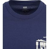 LEVI'S - T-shirt - Donkerblauw - Katoen