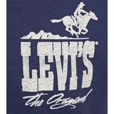 LEVI'S - T-shirt - Donkerblauw - Katoen