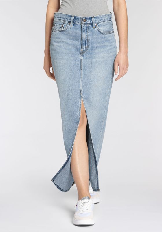 Levi's - Denim Rok - Blauw - 100% Katoen