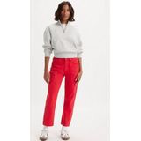 Levi's - 501 Crop - Jeans - Script Red - 27W / 28L