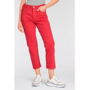 Levi's 501 Crop - Damesjeans - Script Red - Rechte Pijpen