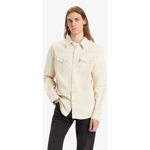Levi's Overhemd BARSTOW WESTERN - Ecru - Geruit Patroon