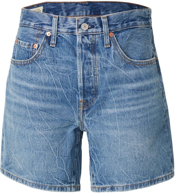 Levi's - 501® MID THIGH SHORT - Korte Broek - Blauw