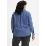 LEVI’S PLUS - Doreen Utility - Hemd - Blauw - 100% Lyocell