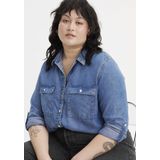 LEVI’S PLUS - Doreen Utility - Hemd - Blauw - 100% Lyocell
