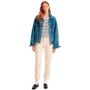 Levis  501® CROP  Broeken  dames Wit