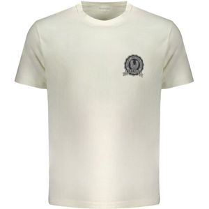 T-shirt - Wit - Short Sleeve Crew Neck Tee