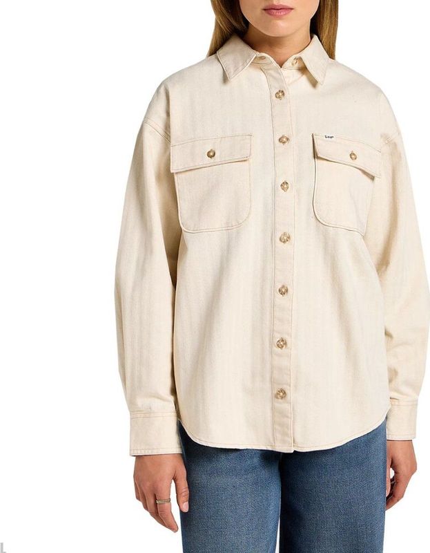 Lee - Working West Shirt - T-shirt - Ecru - Katoen