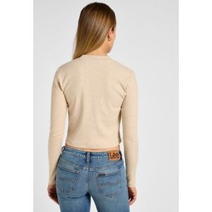 Casual Shirt - Geel - T-shirt - Lange Mouwen - Ronde Hals