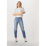 Lee - Carol - Spijkerbroek - Mintblue - 369-grams Denim, Hoge Taille, Cropped Model