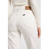Lee Rider Classic broek voor dames, wit, 24W x 31L