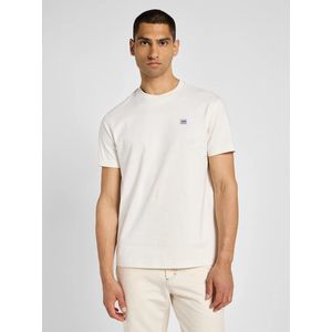 Lee - T-shirt - Gebroken Wit - 100% Katoen - Korte Mouwen