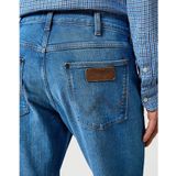Wrangler - Horizon - Spijkerbroek - Blauw - Bootcut Fit - Middelhoge Taille