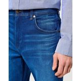 Wrangler - Greensboro II - Jeans - Blauw - 94% Katoen, Regular Fit