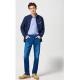 Wrangler - Greensboro II - Jeans - Blauw - 94% Katoen, Regular Fit
