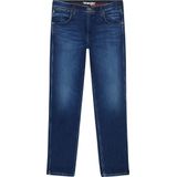 Wrangler - Greensboro II - Jeans - Blauw - 94% Katoen, Regular Fit