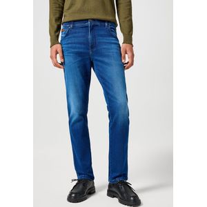 Wrangler Texas Slim Blue Jam Authentic Slim Jeans-Heren