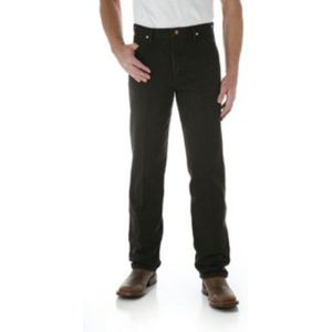Wrangler Big & Tall Rugged heren jeans Classic Fit, zwarte chocolade