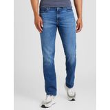 Lee - X Straight - Jeans - Donkerblauw - Katoen-Lyocell Mengsel
