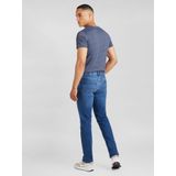 Lee - X Straight - Jeans - Donkerblauw - Katoen-Lyocell Mengsel