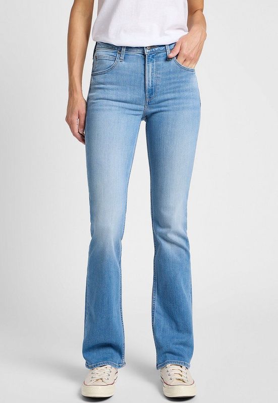 Lee dames Jeans Breese Boot, Mid Shine, 24W / 31L