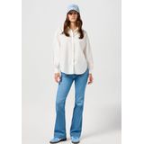 Wrangler Dames Flare Jeans, Velvet Sky, 24W x 32L