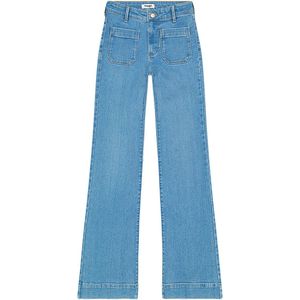 Wrangler Dames Flare Jeans, Velvet Sky, 24W x 32L