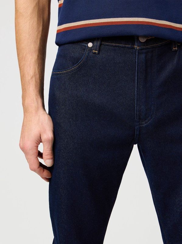 Larston - Jeans - Blauw - Licht Elastisch - Taps Toelopende Pijp