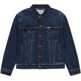 Wrangler - Classic Jas - Donkerblauw - Licht Elastisch Denim